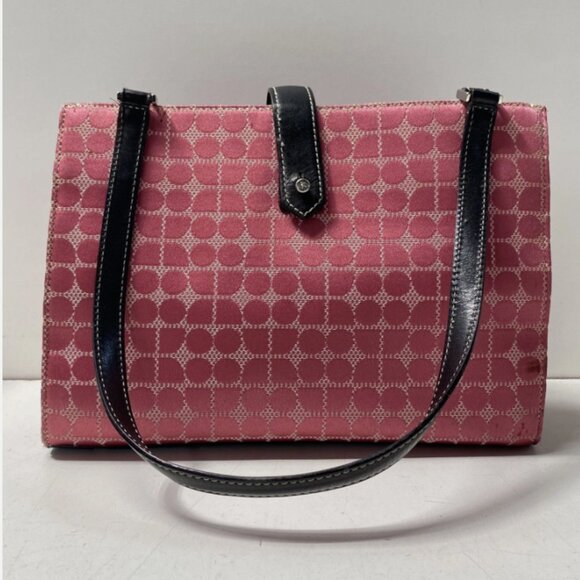 kate spade Handbags - Kate Spade Noel Pia Dot Double Strap Jacquard Shoulder Bag EUC